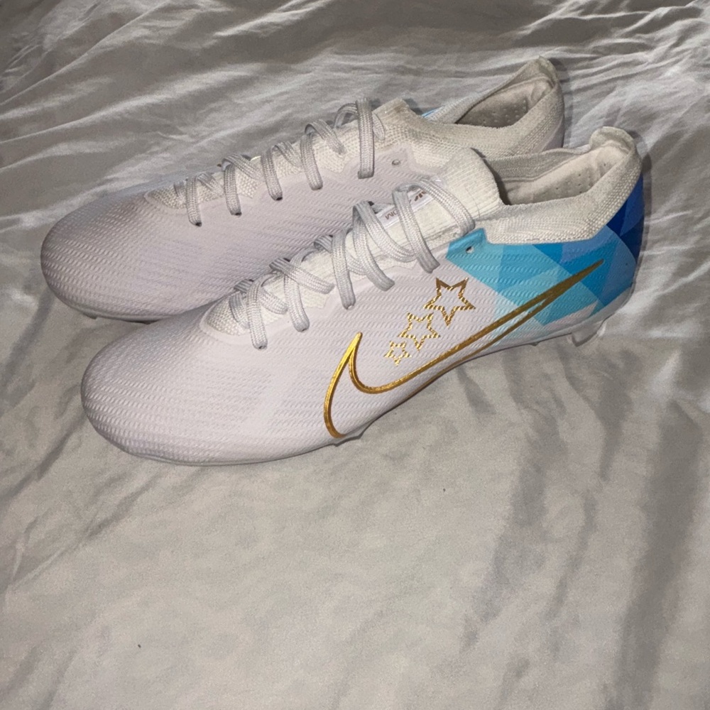 Nike Air Zoom Mercurial Vapor 15 Elite FG White Soccer Cleats